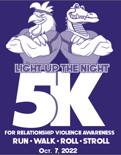 Painting the town purple: Light up the night 5k for relationship violence awareness