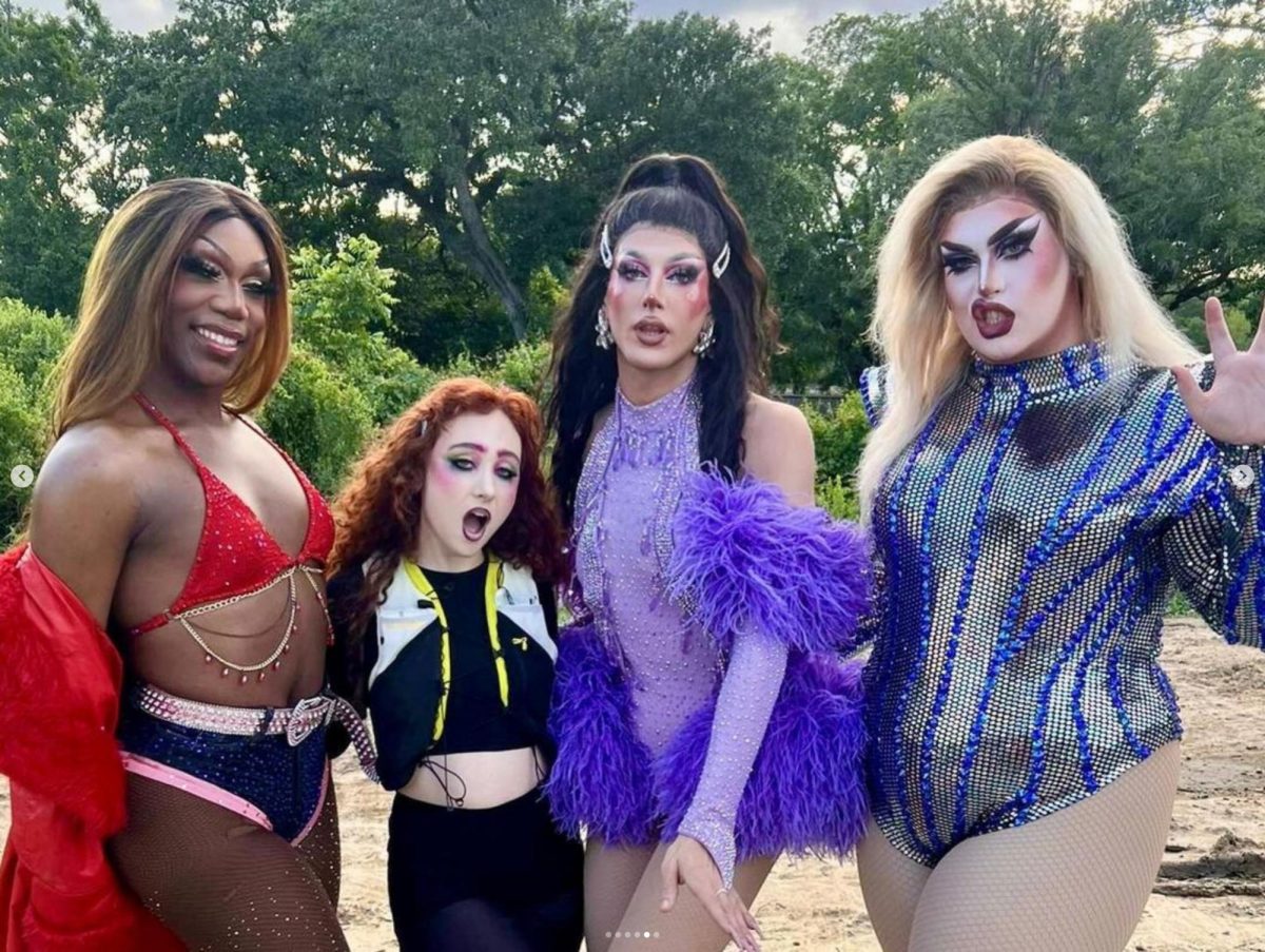 Xa'Mona Tenae, Chappell Roan, Honey Dew and Medusa Chaos at Roan's Charleston show on May 20. Via @xamonaaaa on Instagram.