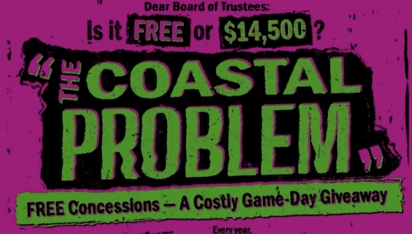 The Coastal Problem Initiative poster as seen on their Instagram @thecoastalproblem
