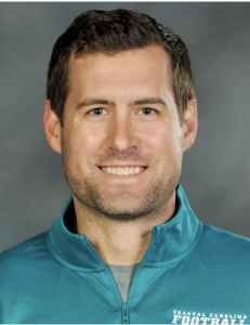 Coastal Carolina University football head coach Ryan Beard. Photo provided by GoCCUSports