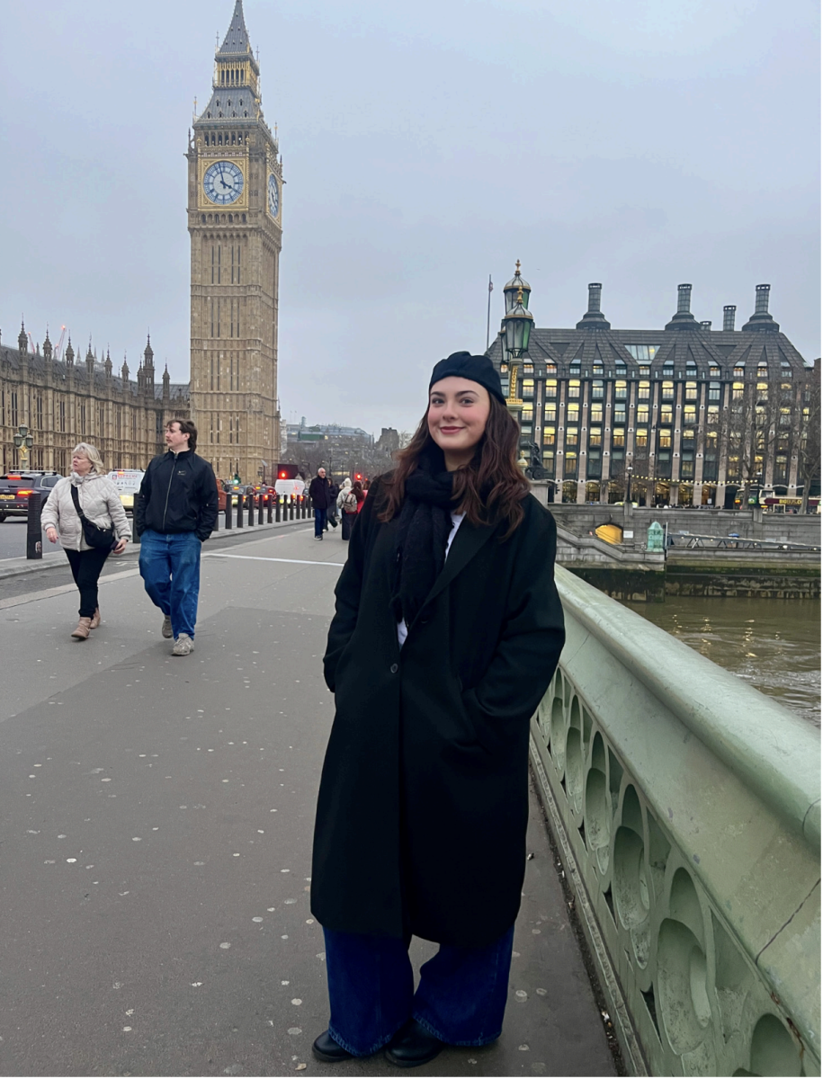 During her study abroad Ava Norris was able to visit the Big Ben.