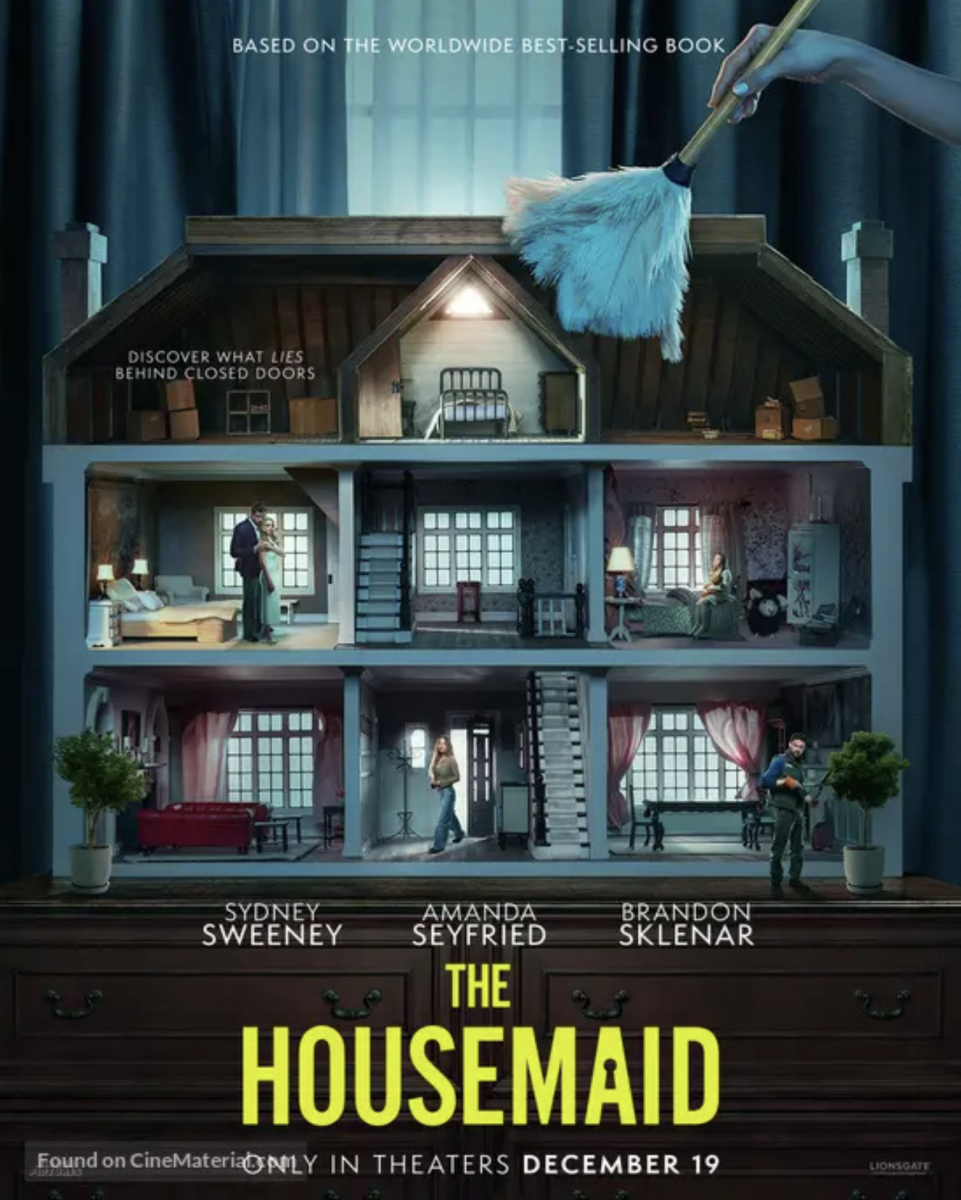 Photo courtesy of CineMaterial.

"The Housemaid" movie poster hints at secrets within the home.
