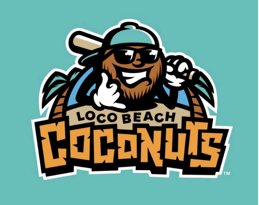 Loco Coco Beach Coconuts logo. Photo courtesy of Pinterest.
